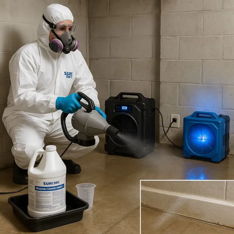 Sanitization and Odor Removal process in Placerville, CA